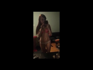 beautiful young selfie in front of a mirror stockings, fetish, blowjob, big tits, sucking dick, gave in mouth, fucked in the ass, russian homemade